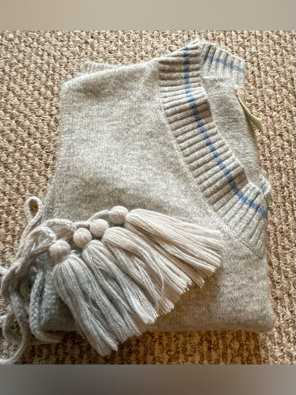 NWOT - FREE PEOPLE All Star Stripe Poncho/Vest - One Size Fits Most - Picture 6 of 13
